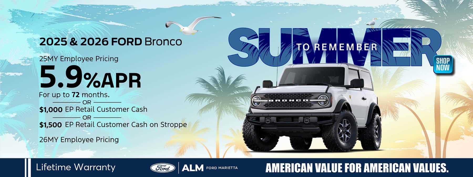 Ford Bronco Offer ALM Ford Marietta - Marietta, GA