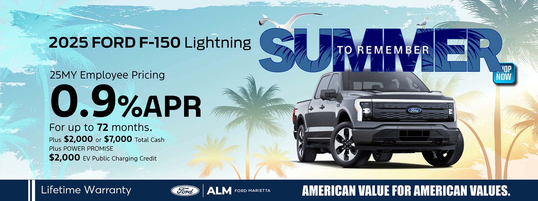 Ford F-150 Lightning Offer employee Pricing ALM Ford Marietta - Marietta, GA