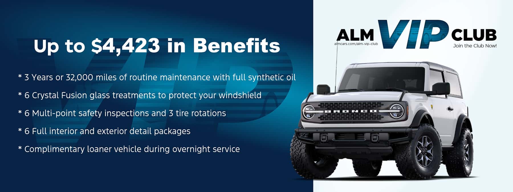 ALM VIP Club Benefits. ALM Ford Marietta - Marietta, GA