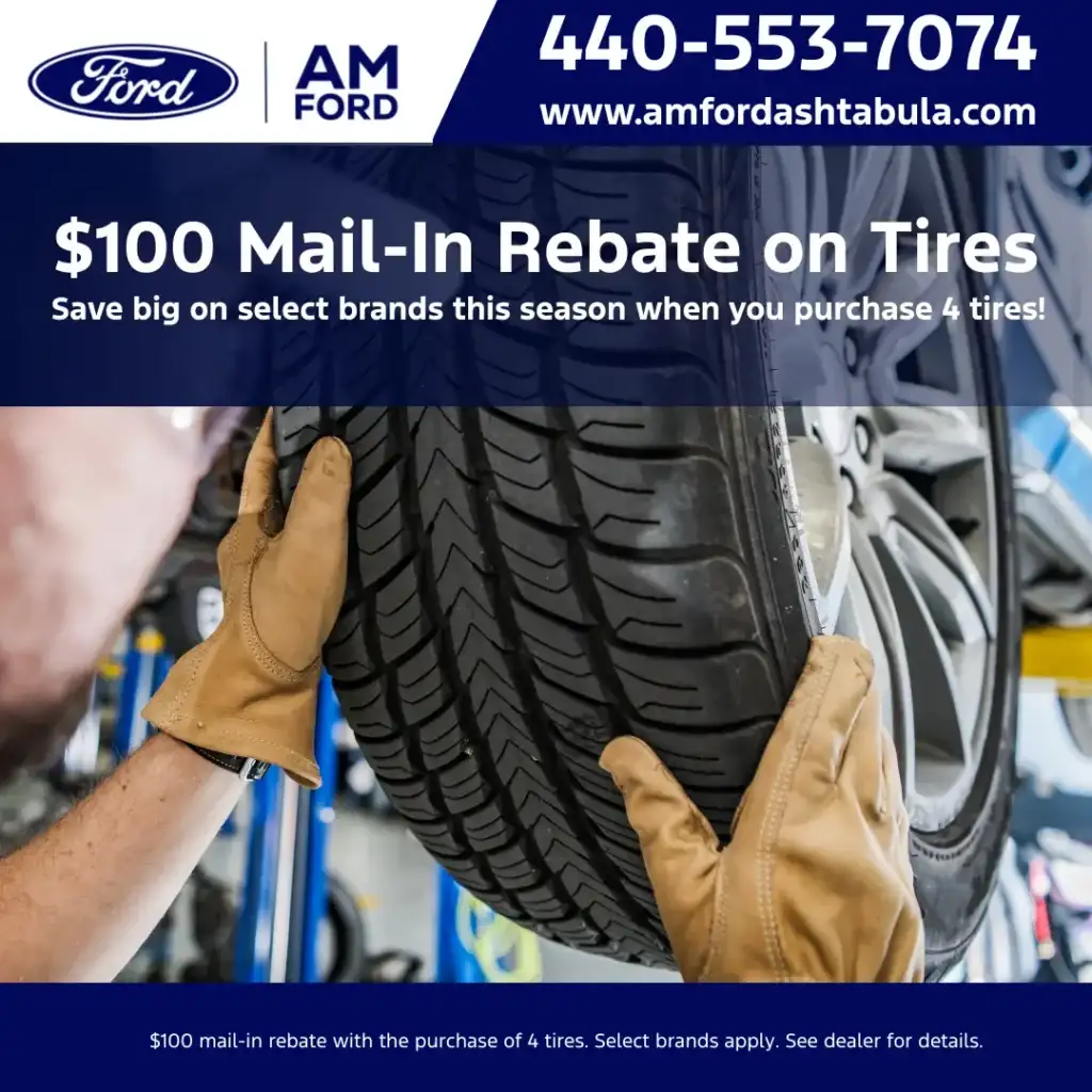 $100 Mail-In Rebate on Tires
