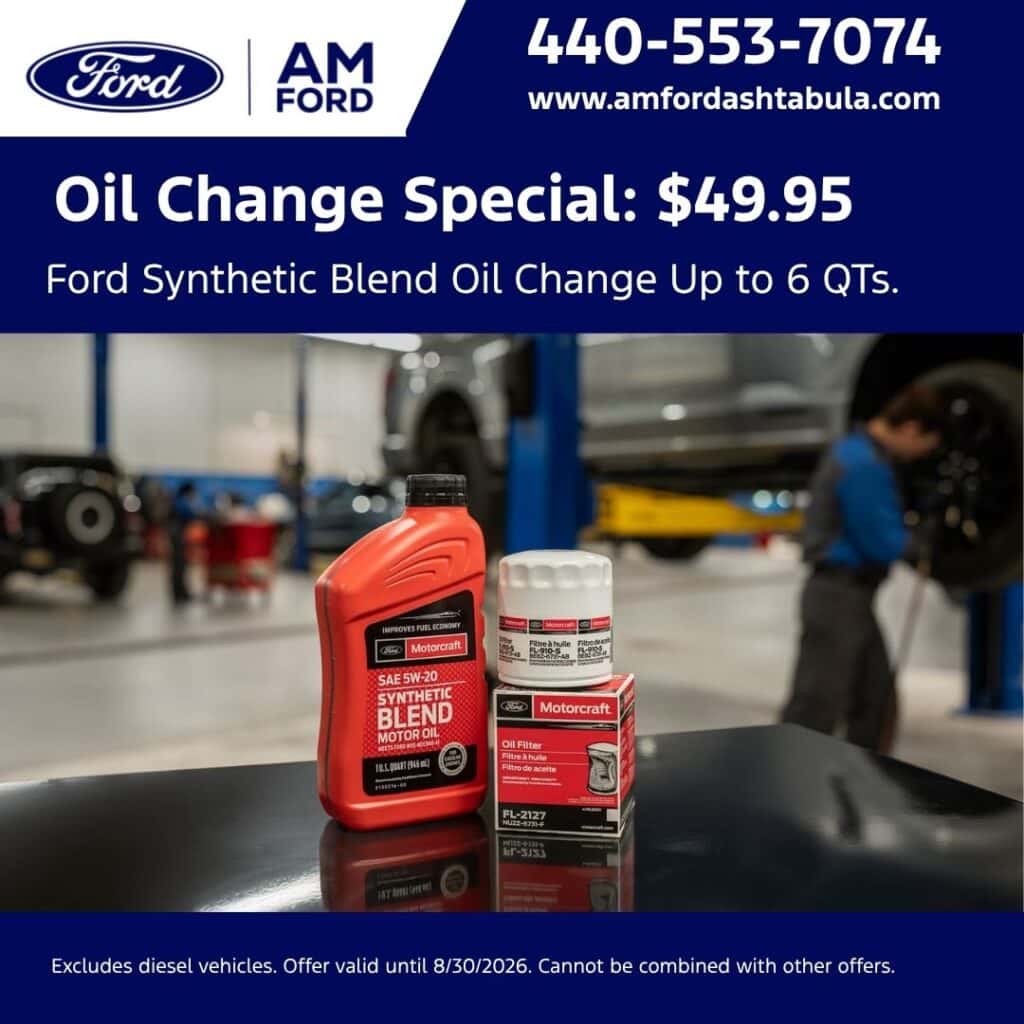 Oil Change Special: $49.95