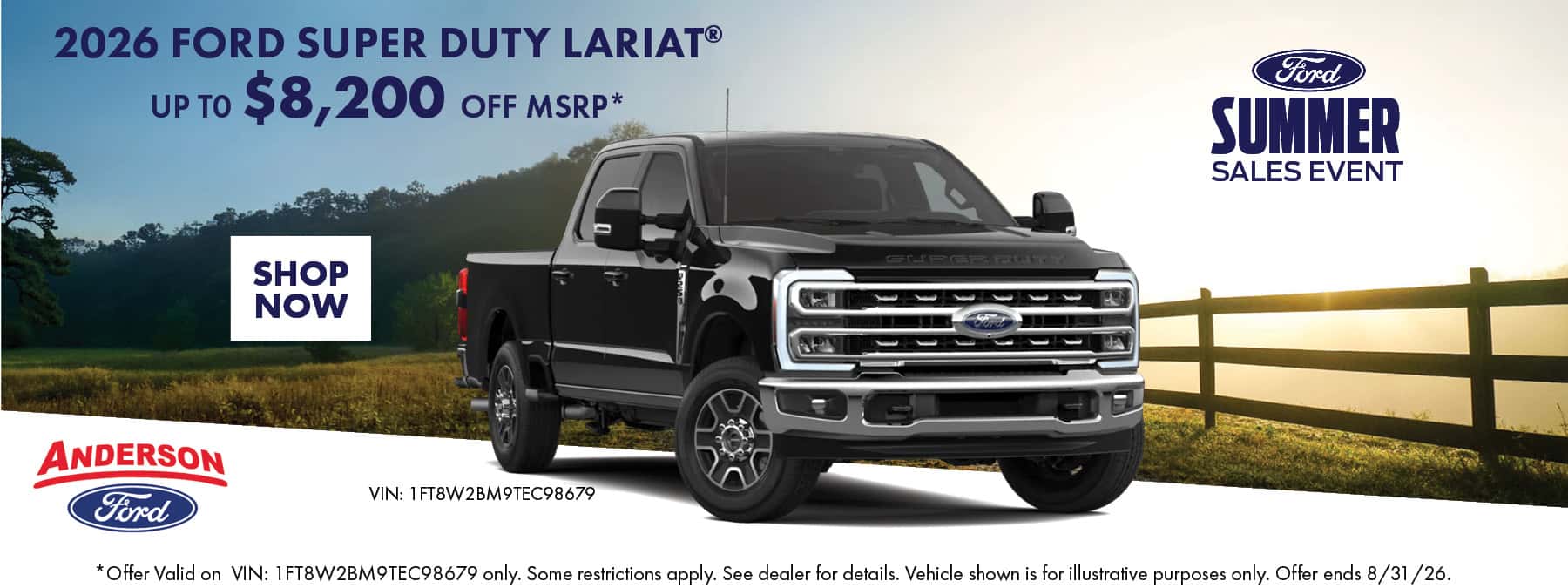 August - 2026 Ford Super Duty Lariat
