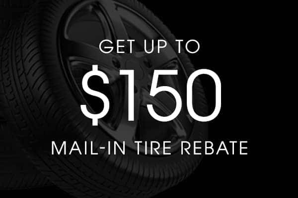 Up to $150 Mail-In Tire Rebate