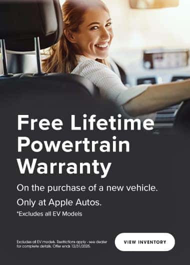 Apple Autos Free Lifetime Powertrain Warranty