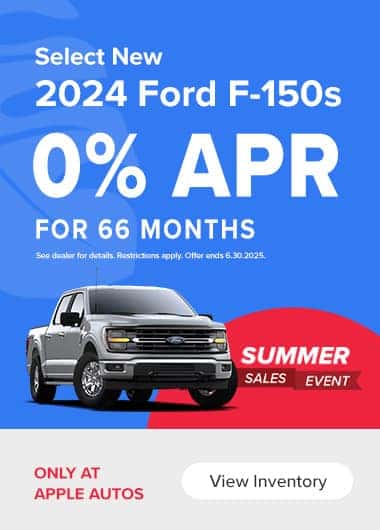 0% APR on Select new F-150 Models