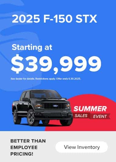 Ford F-150 STX Starting at $39,999