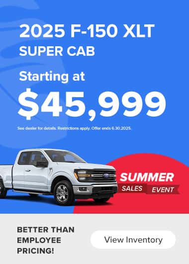 Ford F-150 XLT Super Cab Staring at $45,999