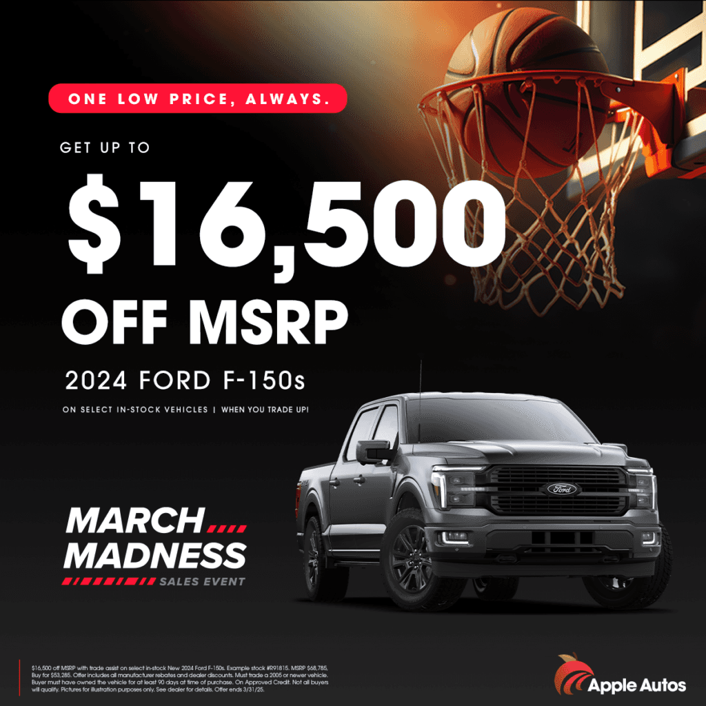 Up to $16,500 off MSRP on select F-150s