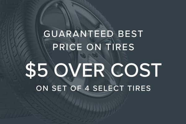 $5 Over Cost on Tires