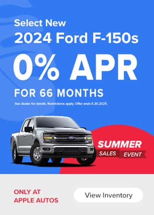 0% APR on Select F-150 Models