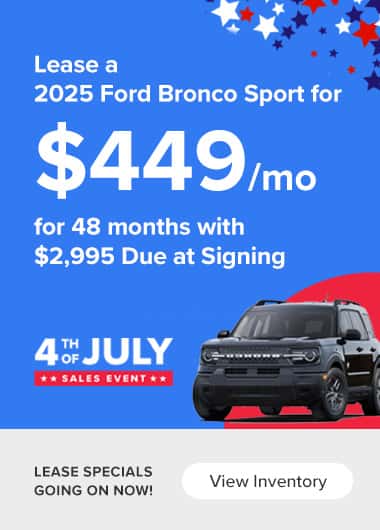 Bronco Sport Lease