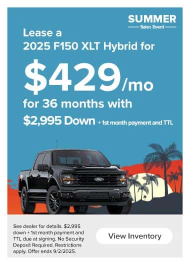 2025 Ford F-150 Lease Offer