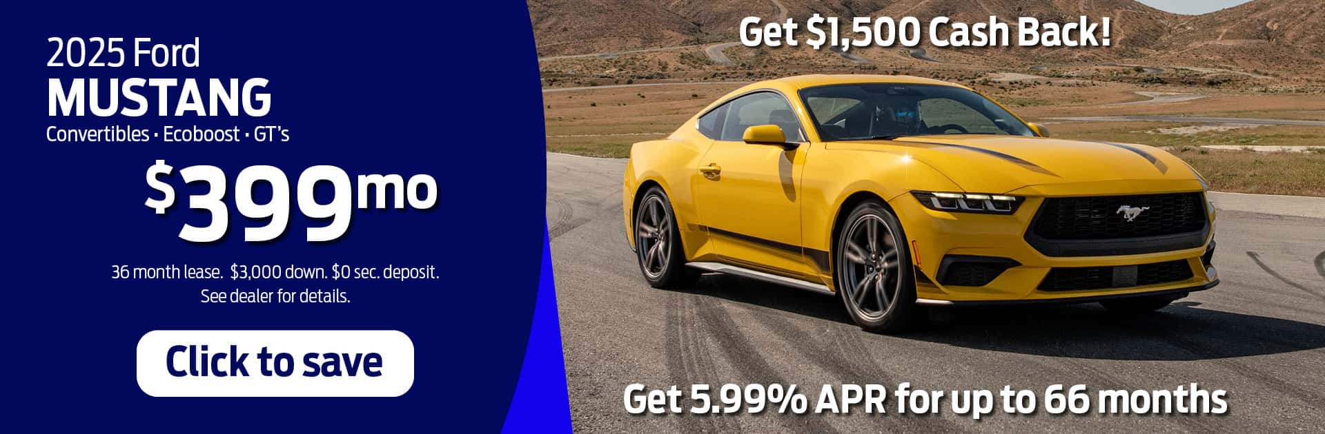 Ford Mustang July 2025 Special