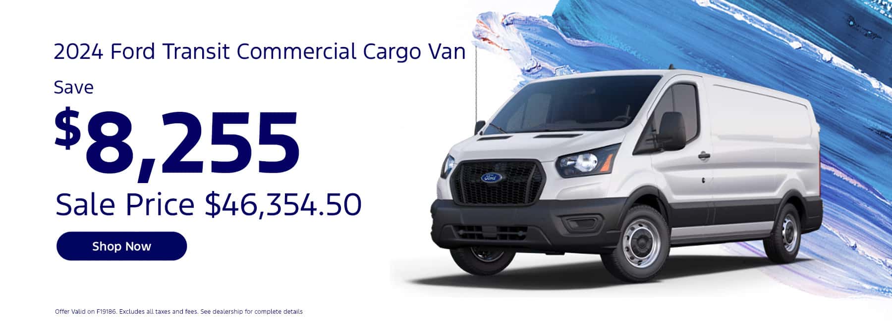 2024 Ford Transit Commercial Cargo Van Save $8,255