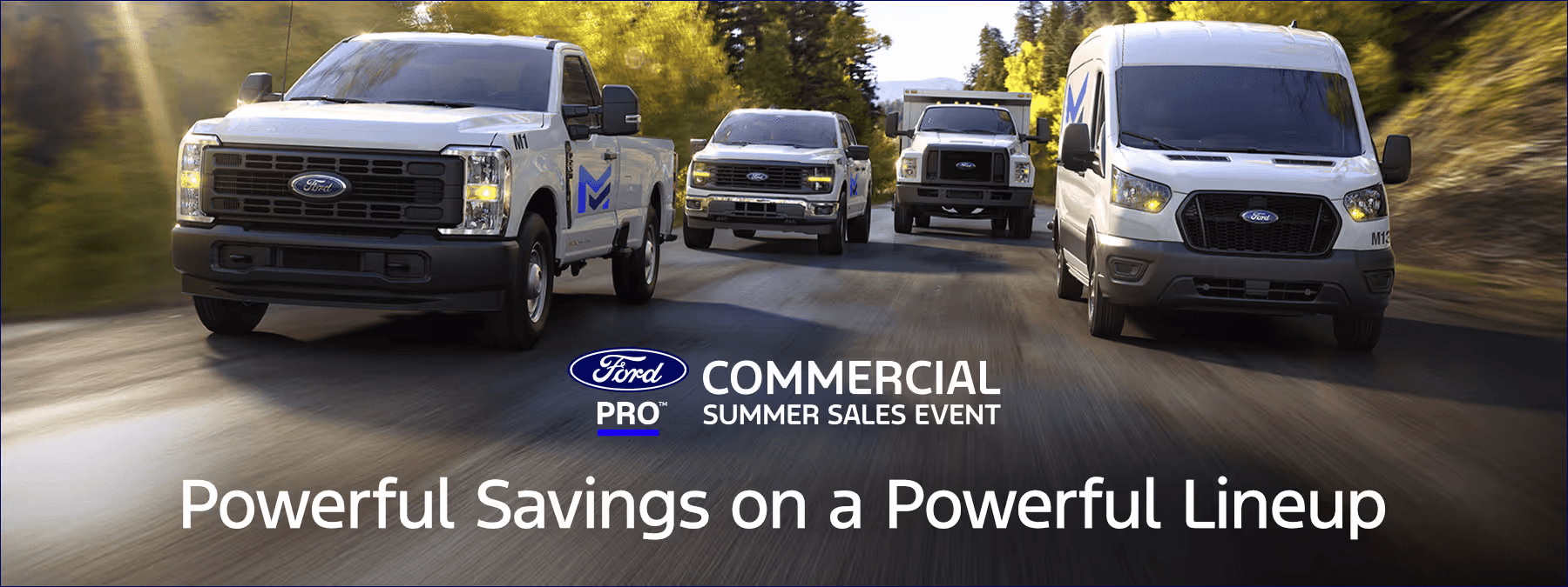 Commercial Summer Sales Event Subtext Powerful Savings on a Powerful Line-up