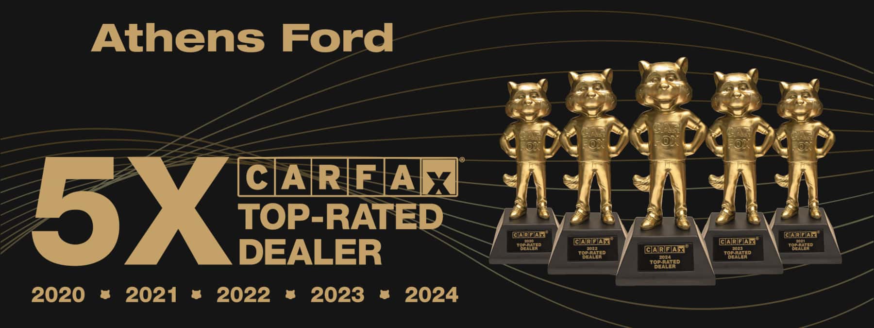 Athens Ford 5x Carfax Top Rated Dealer