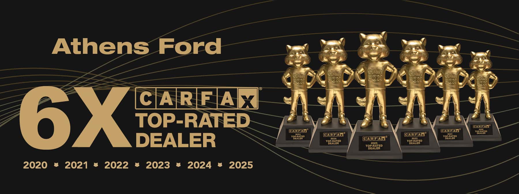 Athens Ford CarFax Top-Rated Dealer