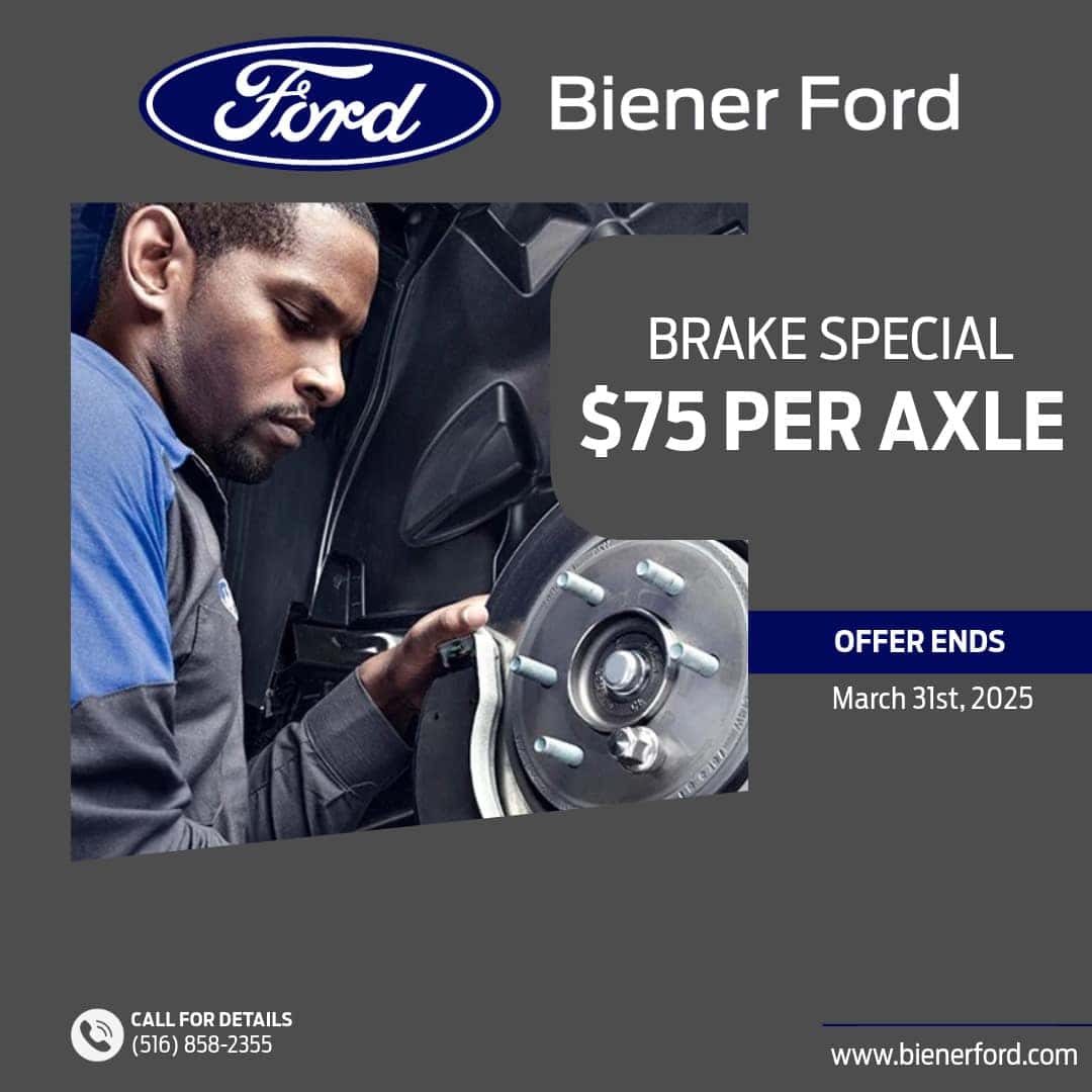 Brake Special - $75 off Per Axle