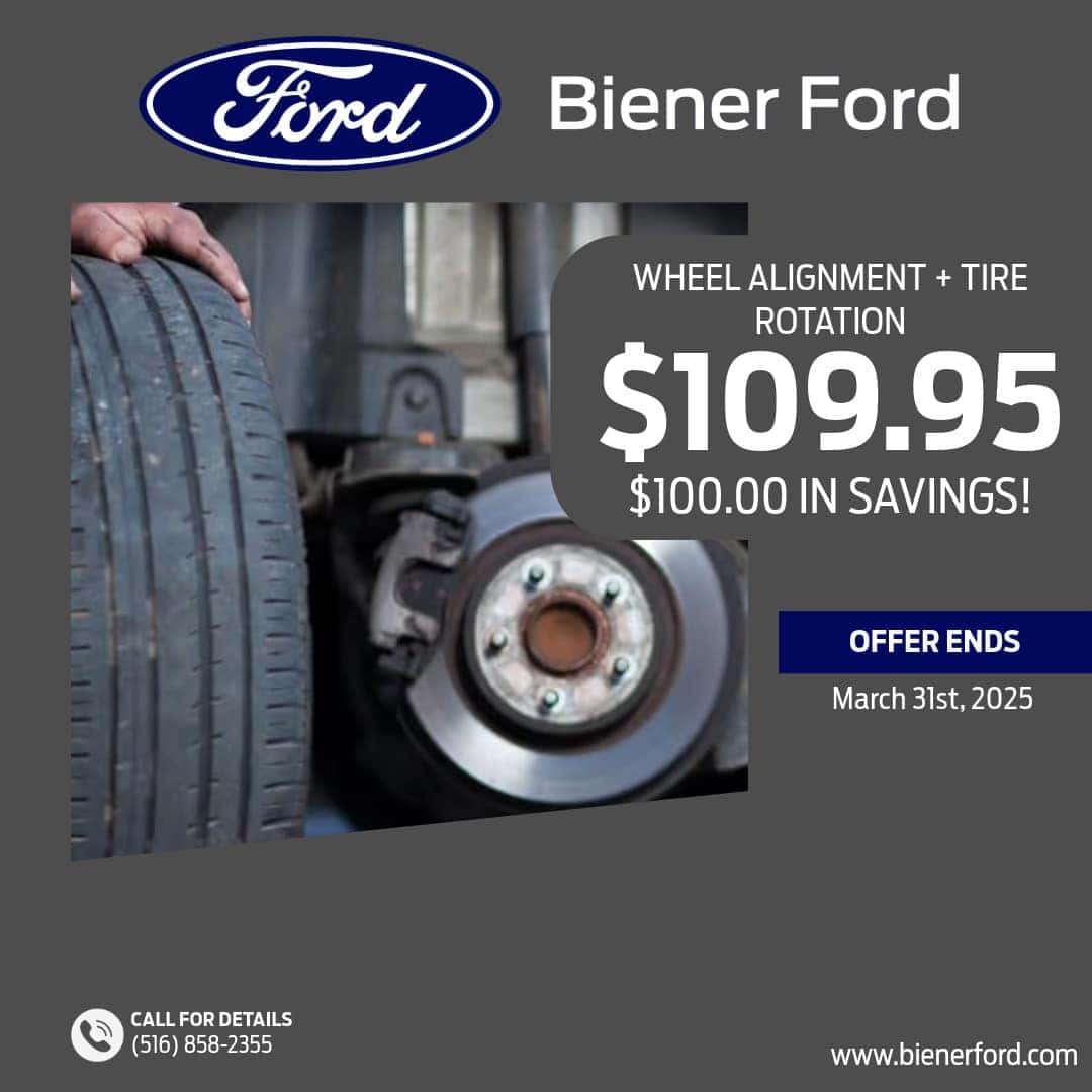 Wheel Alignment + Tire Rotation - $109.95