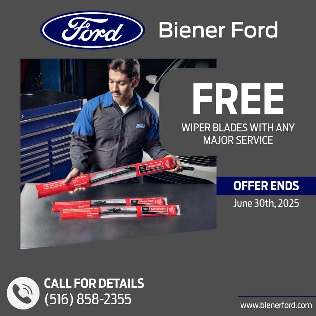 FREE Wiper Blades with Any Major Service