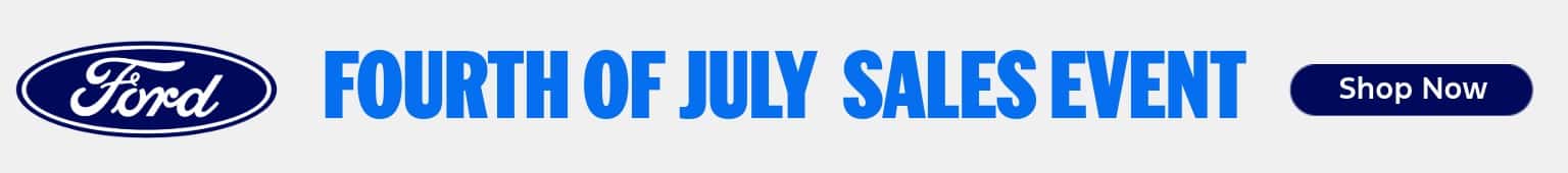 Fourth of July Sales Event at Biener Ford