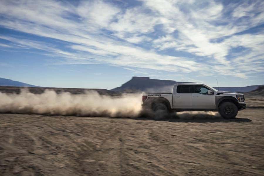 White Ford f-150