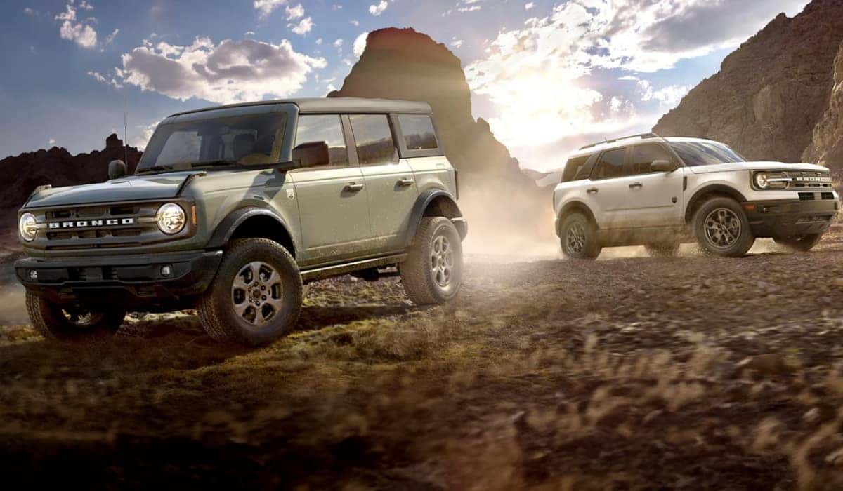  two Ford Bronco