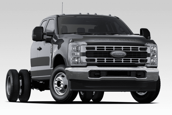 A Grey Ford Super Duty Truck