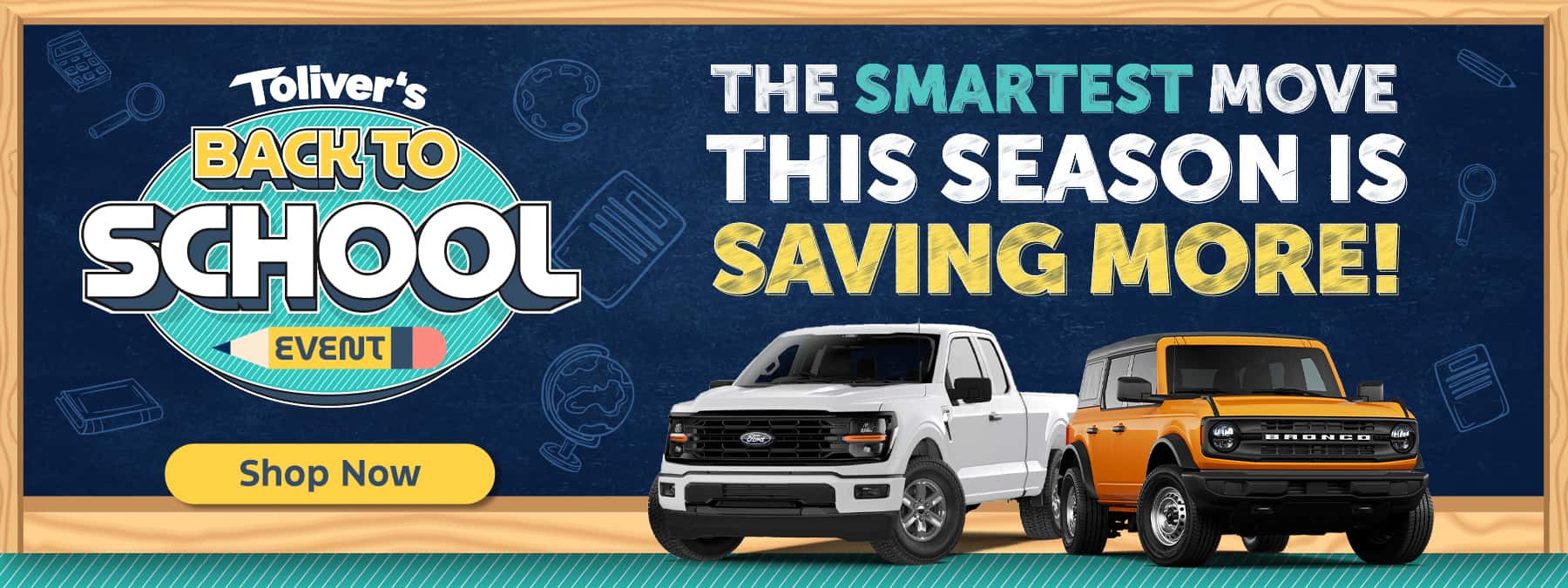Toliver Back to School Month Sales Event