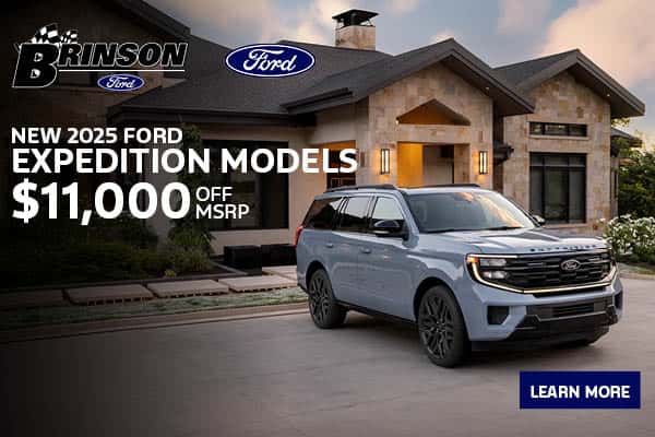 Get $11,000 OFF MSRP On NEW 2025 FORD EXPEDITION MODELS