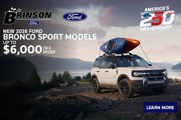 New 2026 Ford BRONCO SPORT MODELS