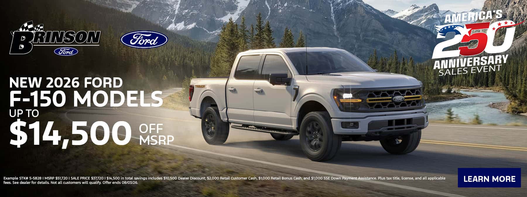 New 2026 Ford F150 models
