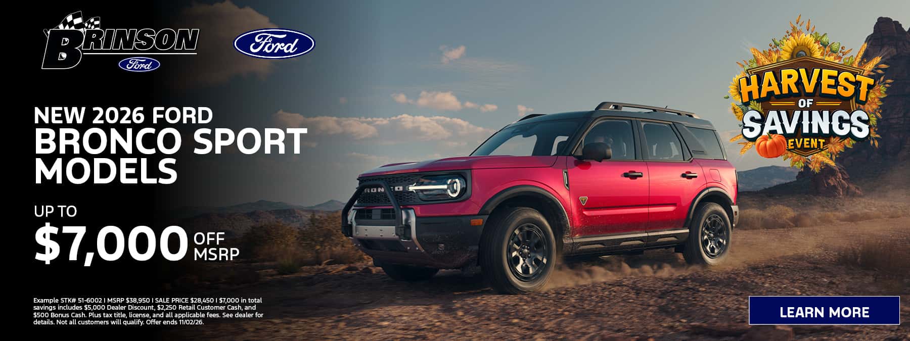 New 2026 Ford Bronco Sport Models