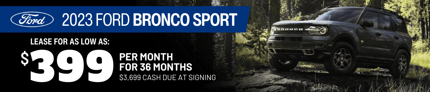 Port Orchard FORD – Bronco Sport – VRP 1400×300