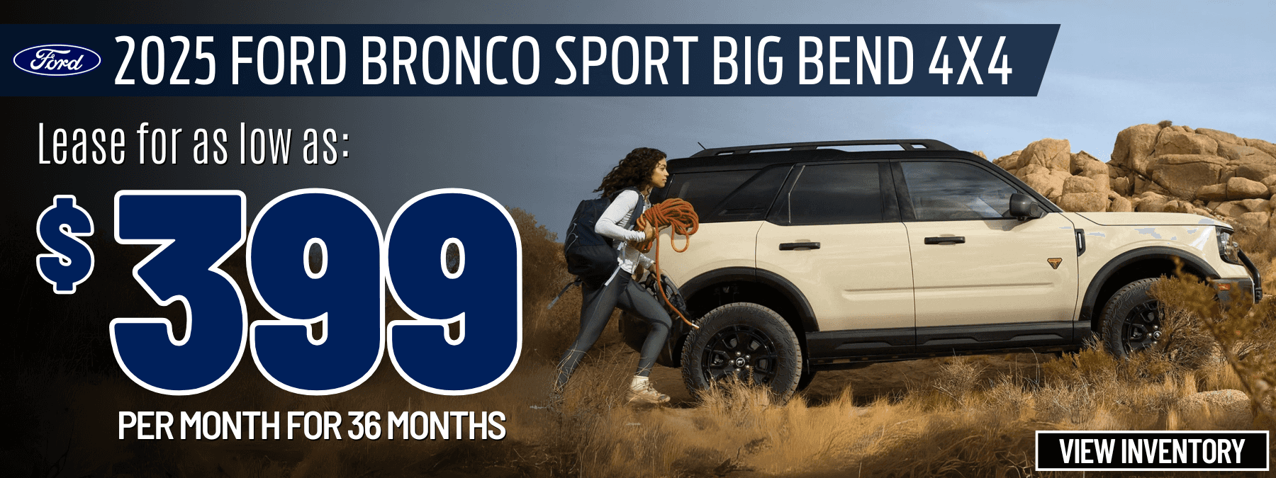 bronco sport lease offer january 2026