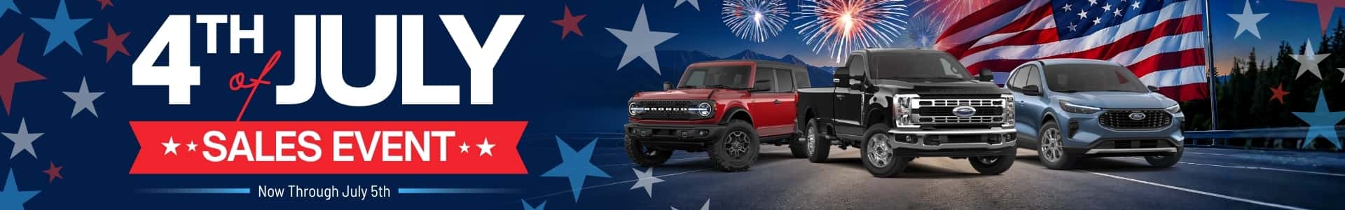 4th of July Sales Event