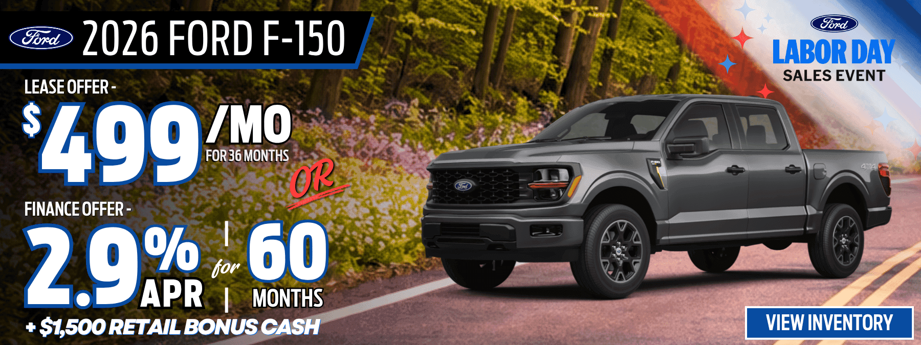 2026 F-150 Lease & APR Offer