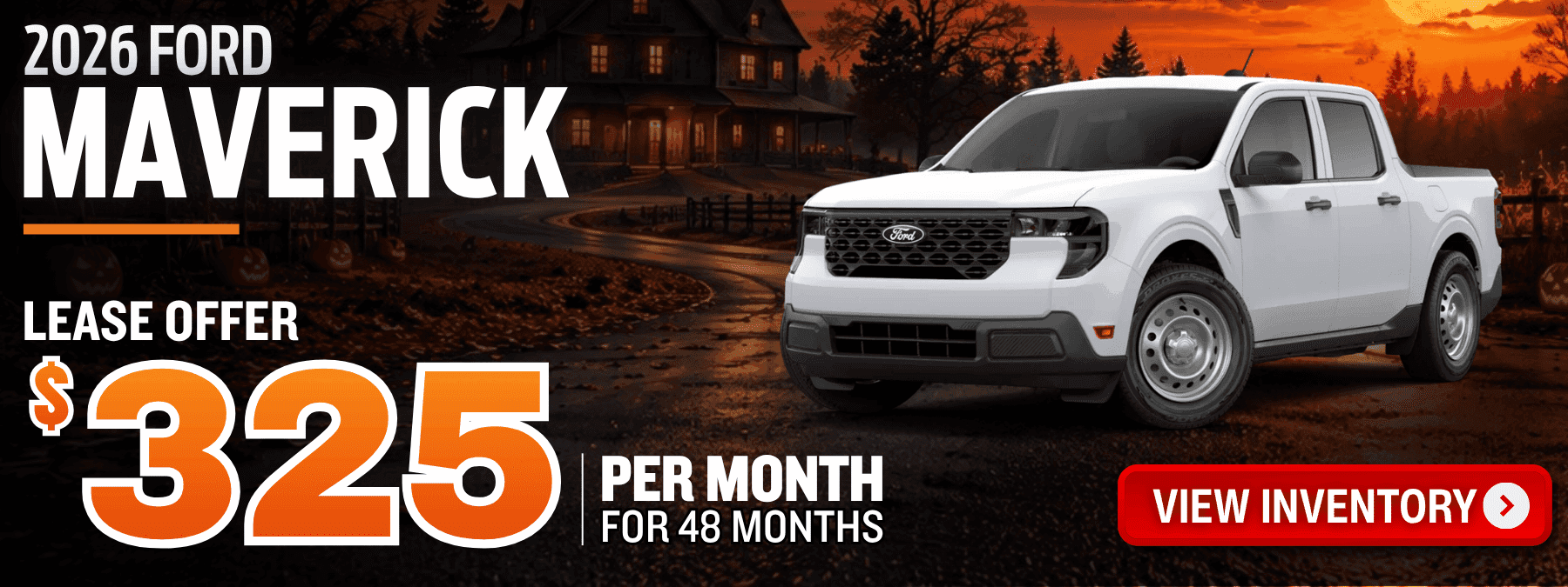 ford maverick lease offer october 2026
