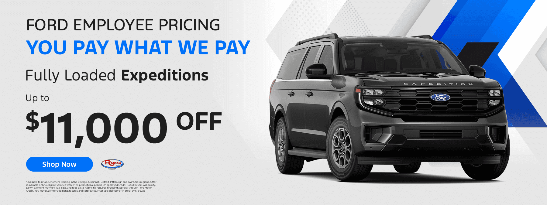 Up to $11,000 off* Fully Loaded Expeditions