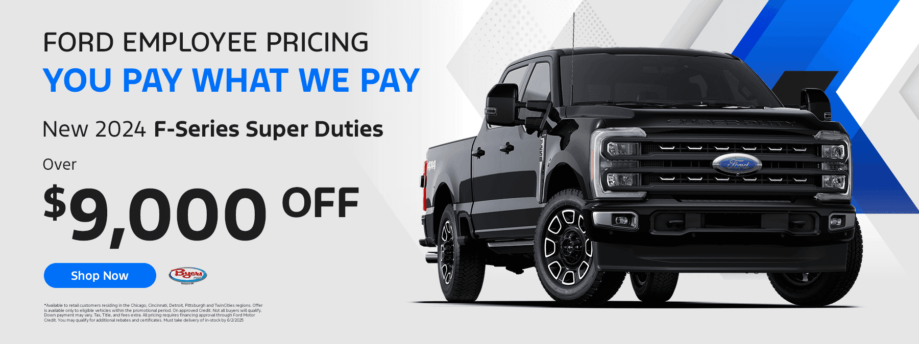 Over $9000 off* New 2024 F-Series Super Duties