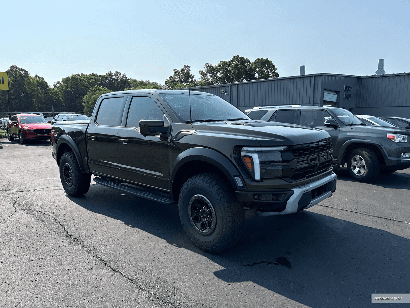 side view of fixed truck