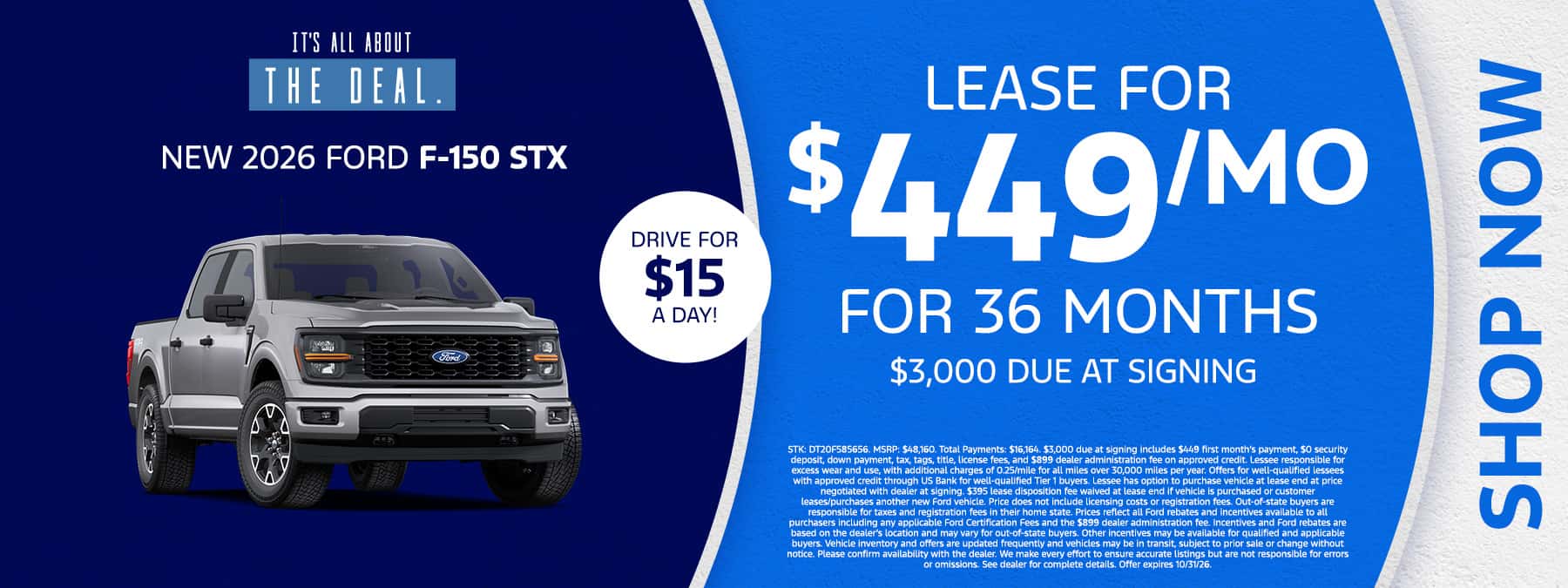 New 2026 Ford F-150 STX