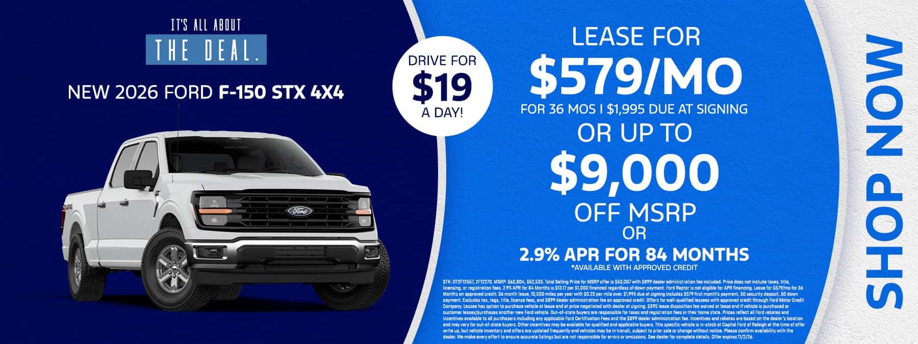 New 2026 Ford F-150 STX 4x4