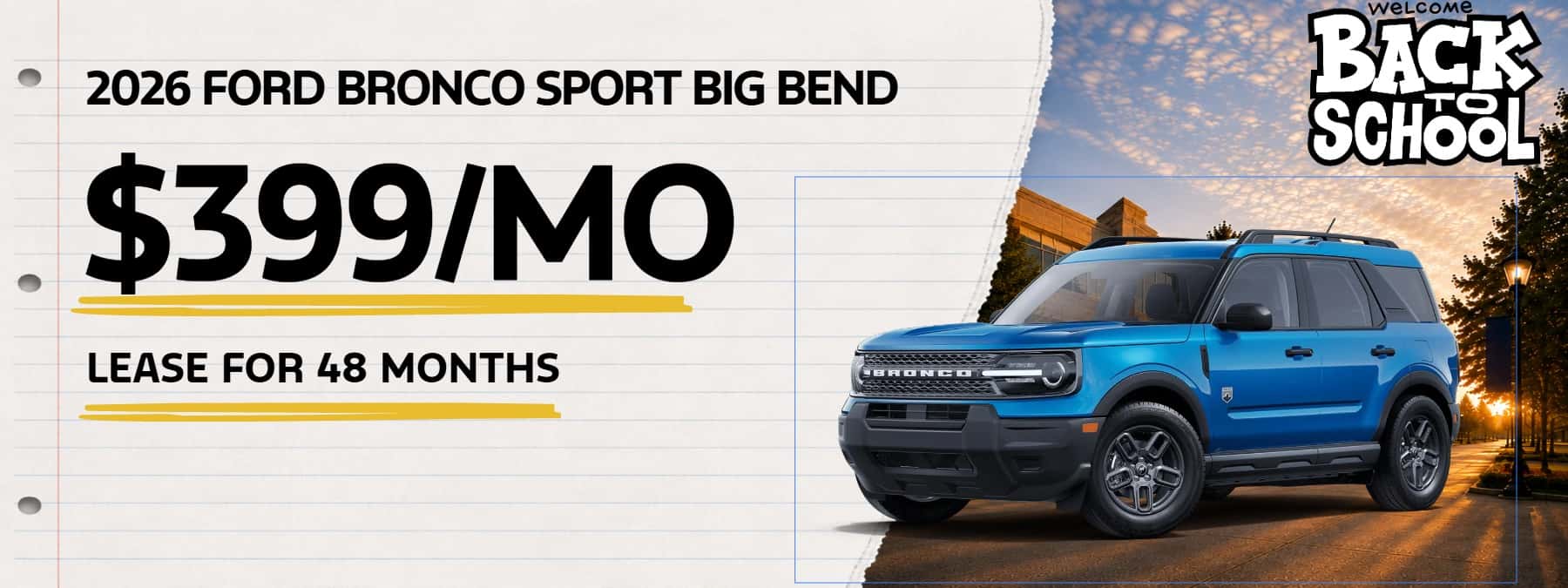 2026 FORD BRONCO SPORT BIG BEND