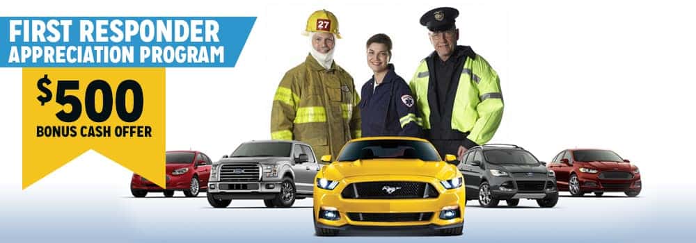 $500 First Responder Program | Chapman Ford