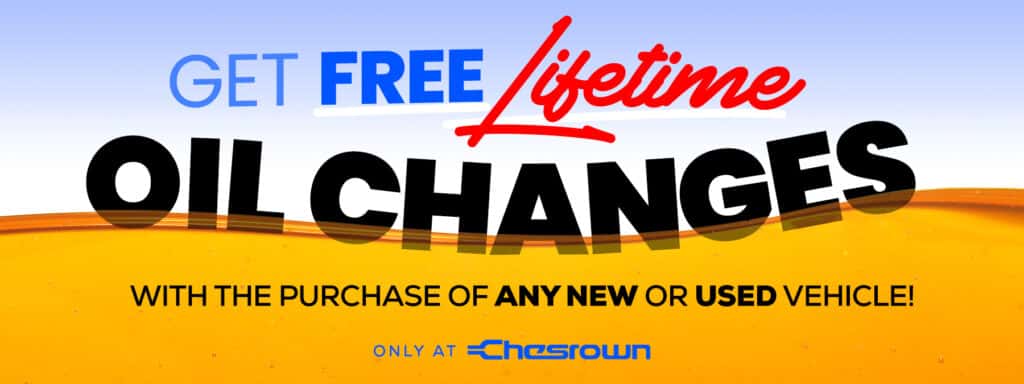 Lifetime Oil Changes and Tire Rotations at Chesrown Ford of Sidney