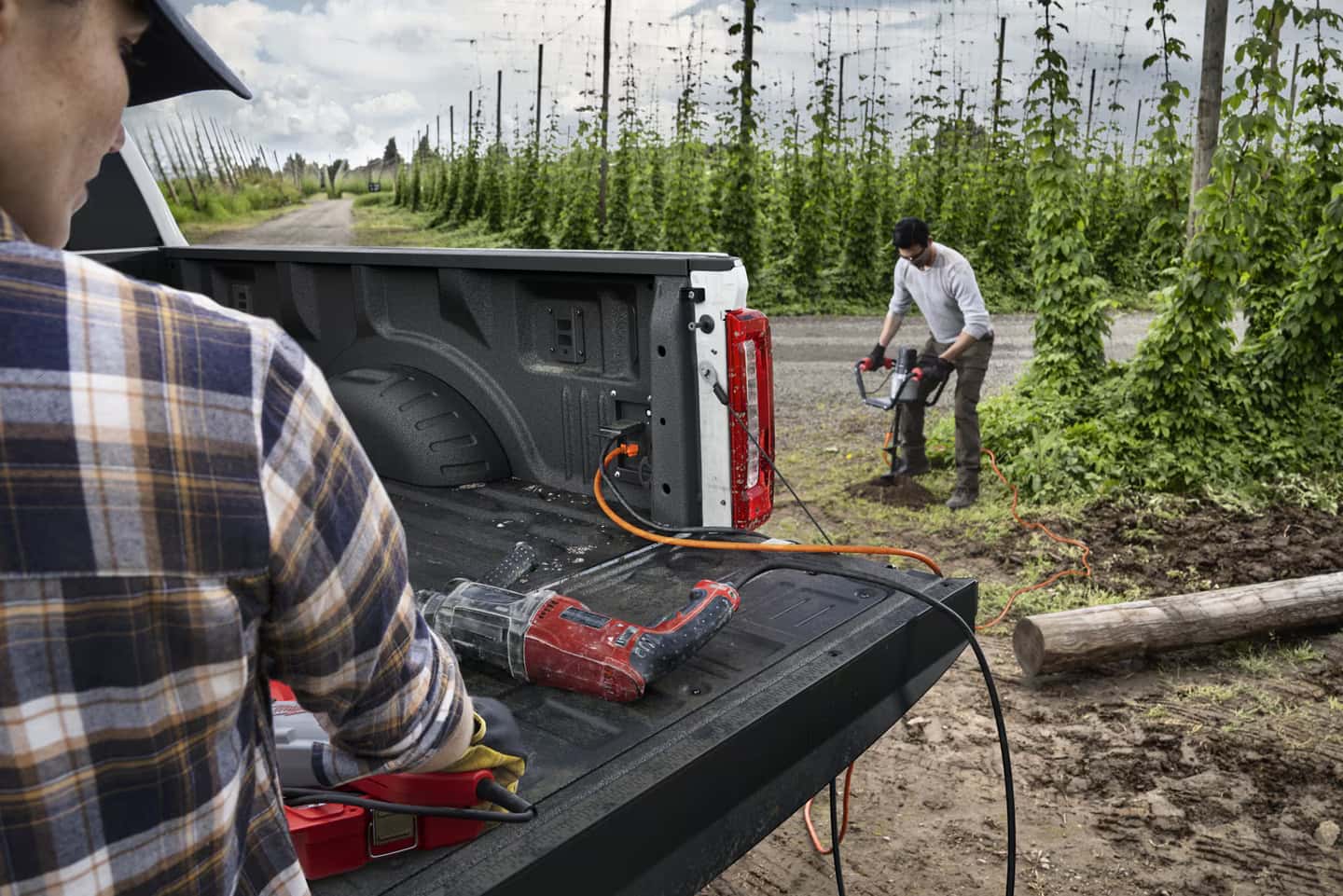 2kW pro power onboard being showcased in a 2025 F250