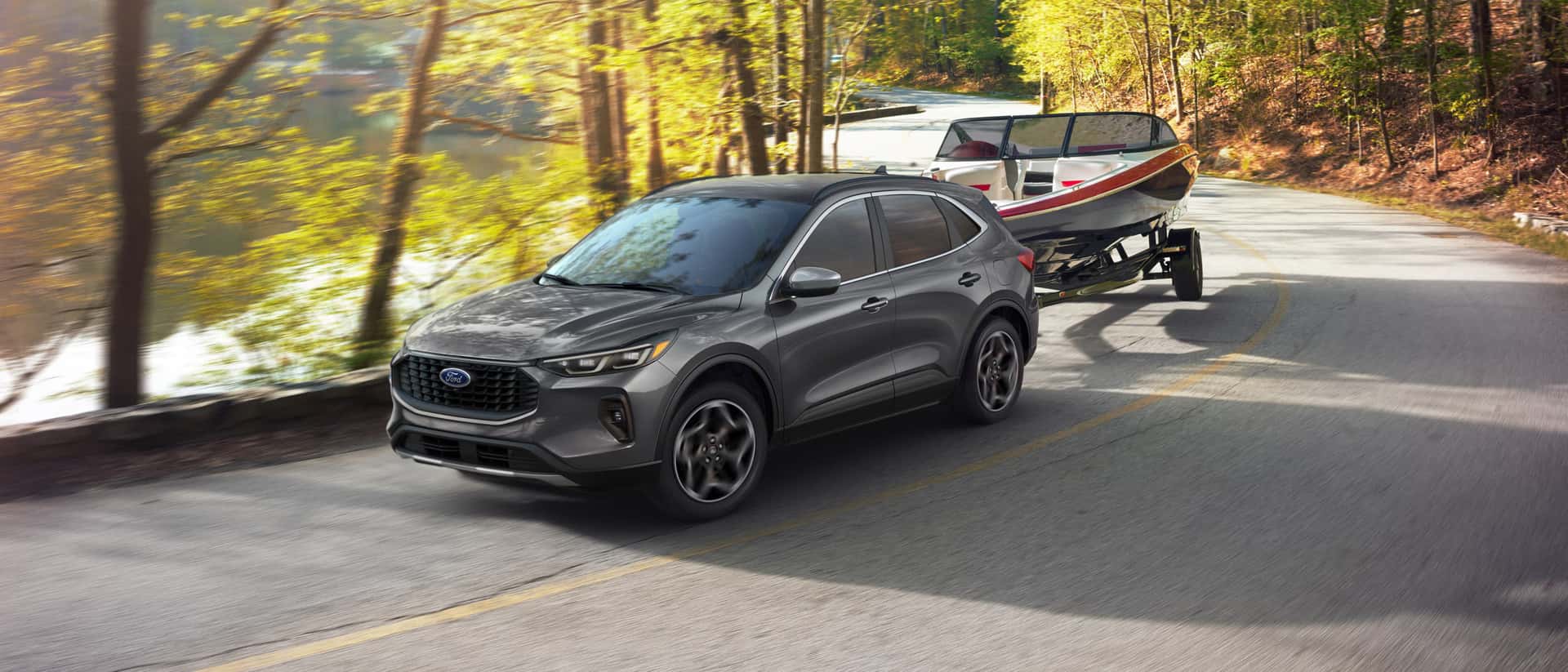 2026 Ford Escape pulling a boat