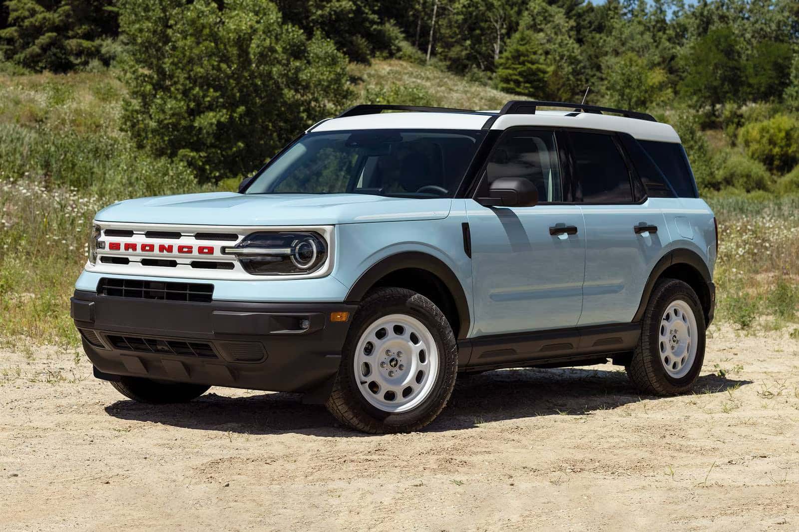 2026 Ford Bronco Sport parked in a field