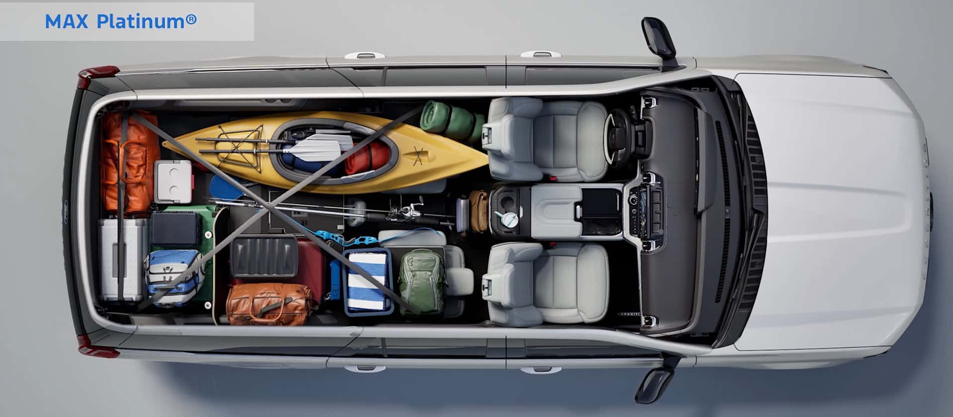 view of the cargo space i the new 2026 Ford Expedition